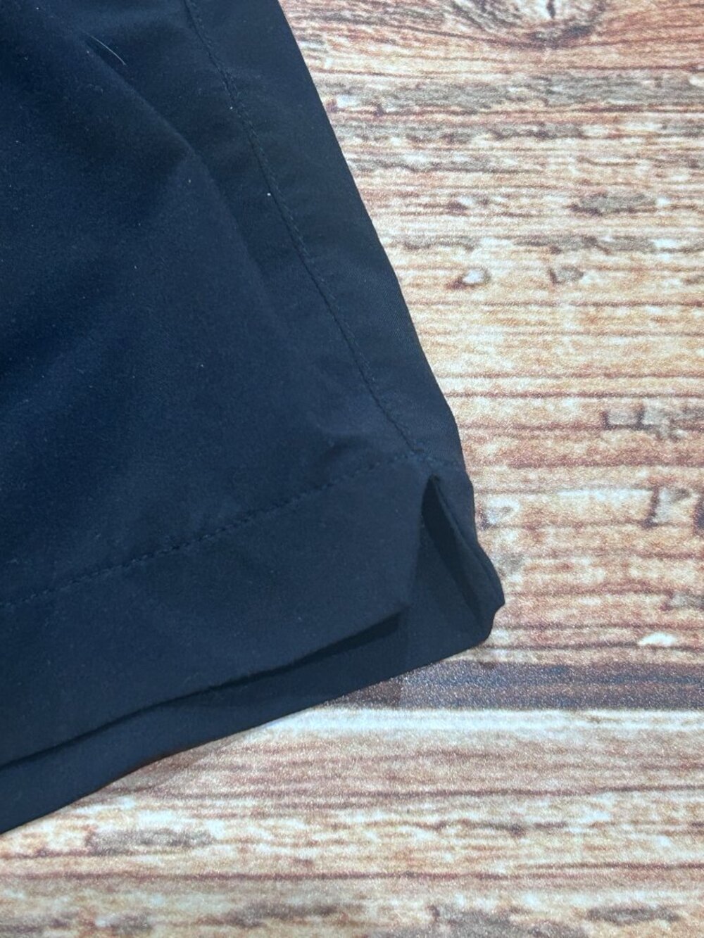 Athleta High Rise Weekender Run Short Black 3" Inseam Lined Drawstring - Picture 4 of 11